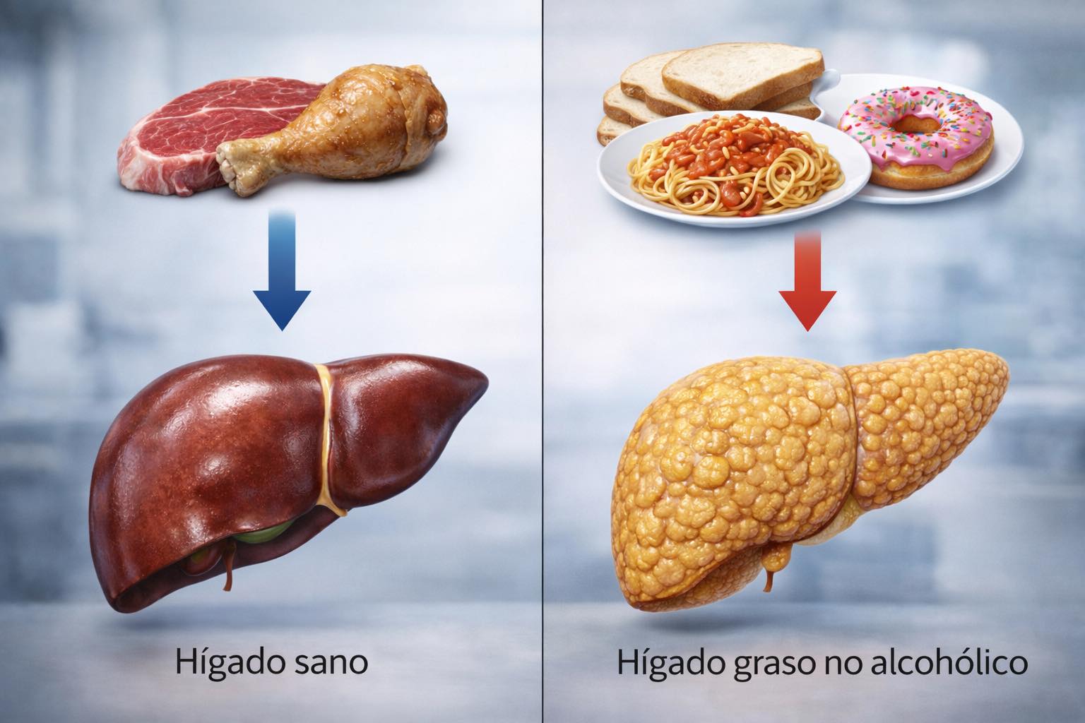higado graso.sano